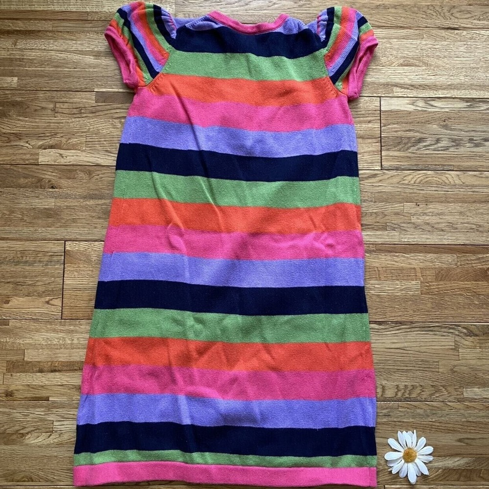 Hanna Andersson Striped Sweater Dress Size‎ 8 - Picture 6 of 8
